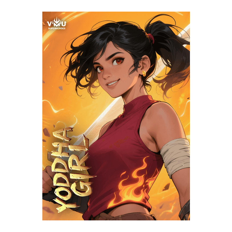 Yoddha Girl Poster- A3 Size