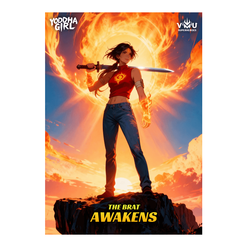 Yoddha Girl Poster- A3 Size