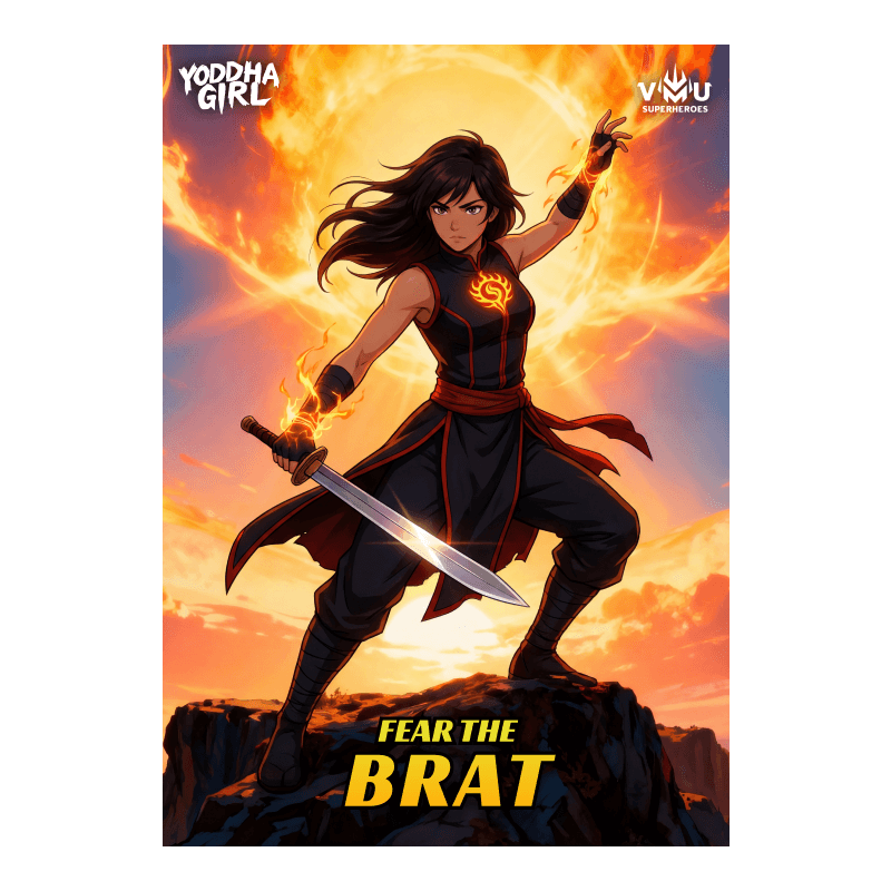 Yoddha Girl Poster- A3 Size